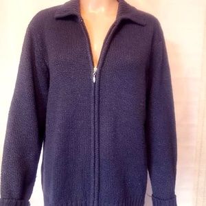 Great Northwest Indigo Sweater Size L Blue Grey
